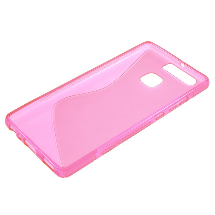 S-line Soft TPU Skin Shell for Huawei P9 - Rose-3