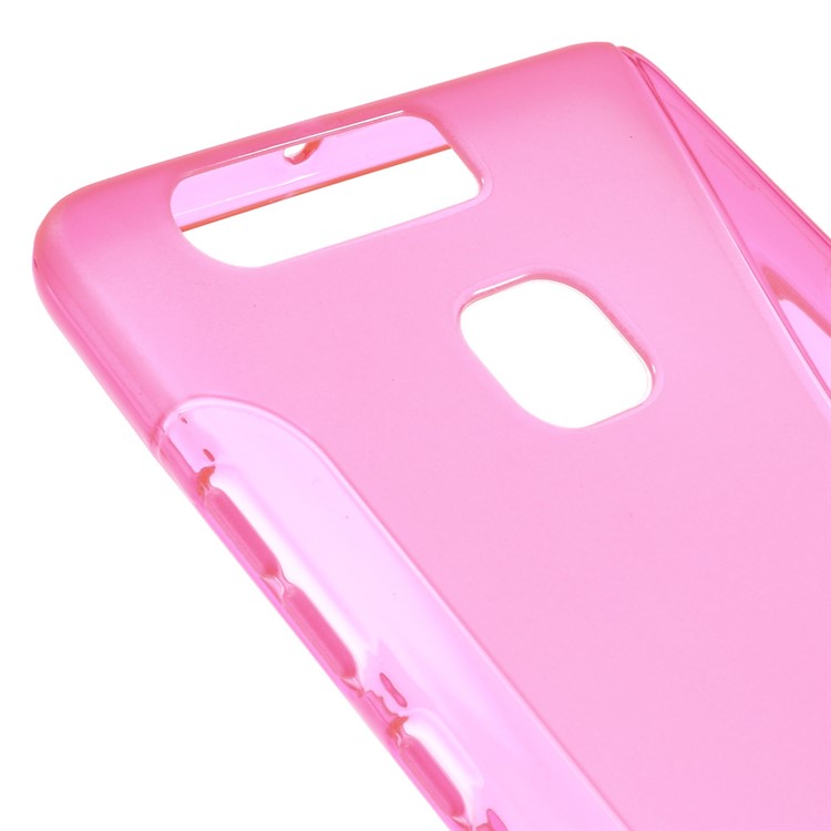 S-line Soft TPU Skin Shell for Huawei P9 - Rose-4