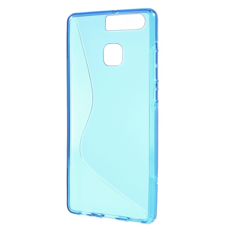 S-line Soft TPU Case Protector for Huawei P9 - Blue-2