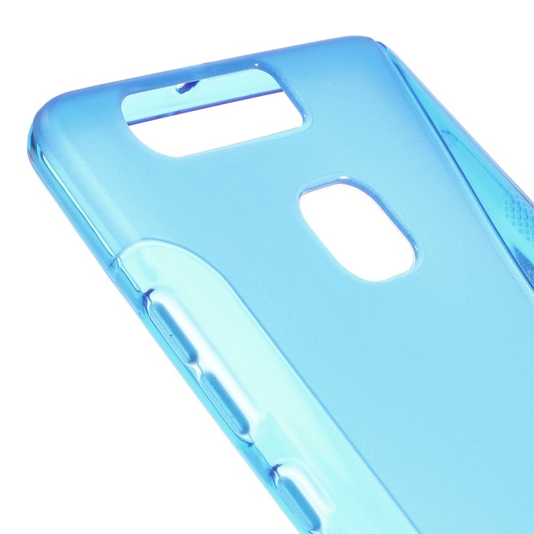 S-line Soft TPU Case Protector for Huawei P9 - Blue-4