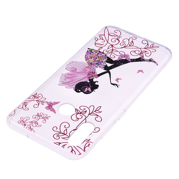 Printing Pattern TPU Cover for Huawei P Smart (2019) / Honor 10 Lite - Butterfly Girl-4