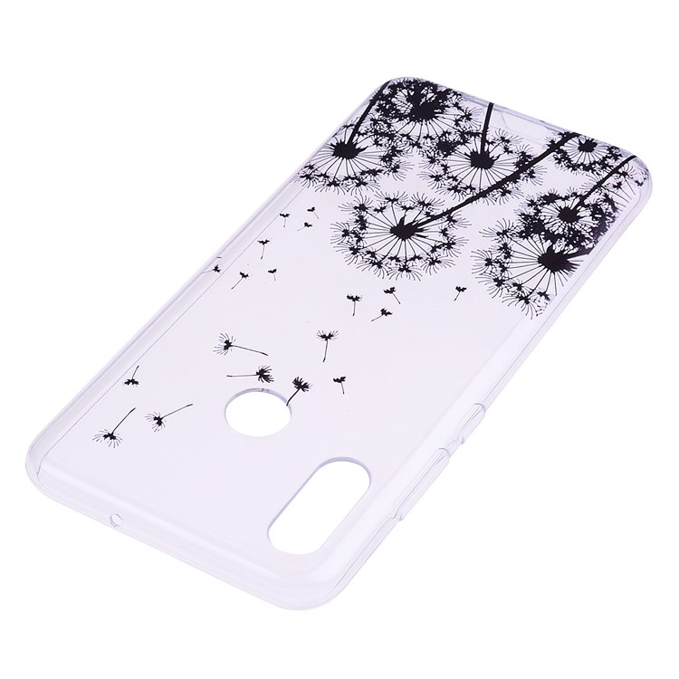 Padrão de Impressão TPU Acessory Cover For Huawei P Smart (2019) / Honra 10 Lite - Dandelion-4