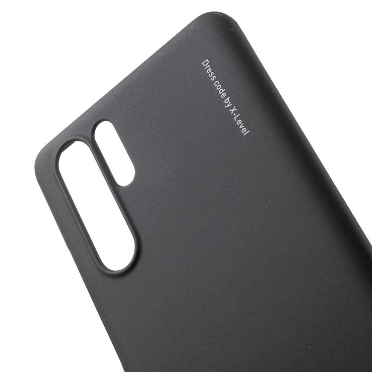 X-LEVEL Knight Series Frosted PC Hard Phone Case for Huawei P30 Pro - Black-4