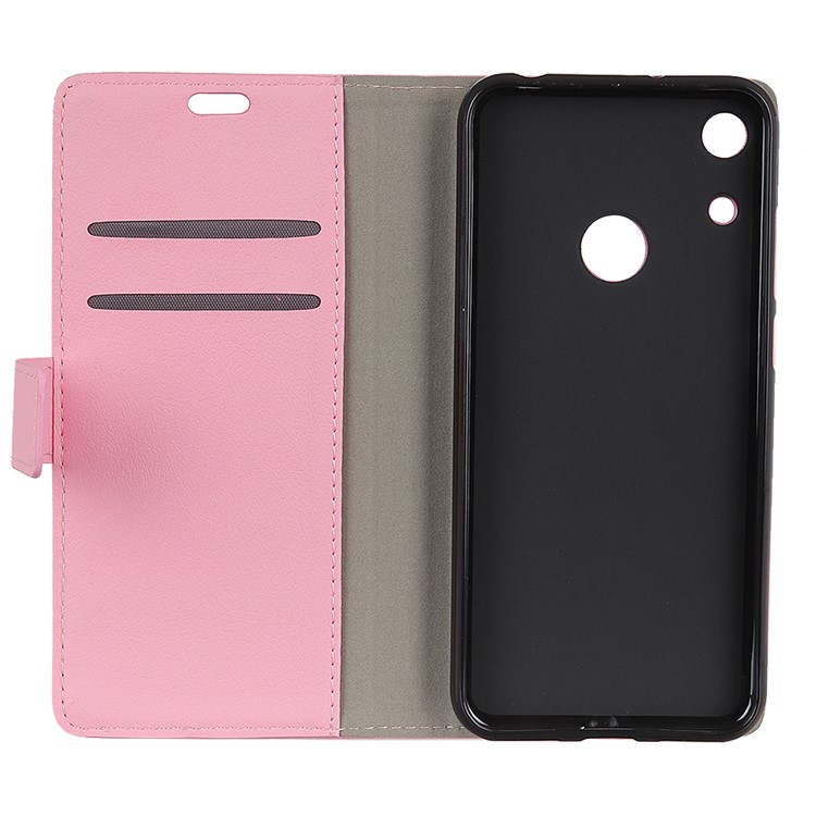 Wallet Leather Protection Case for Huawei Honor 8A - Pink-4