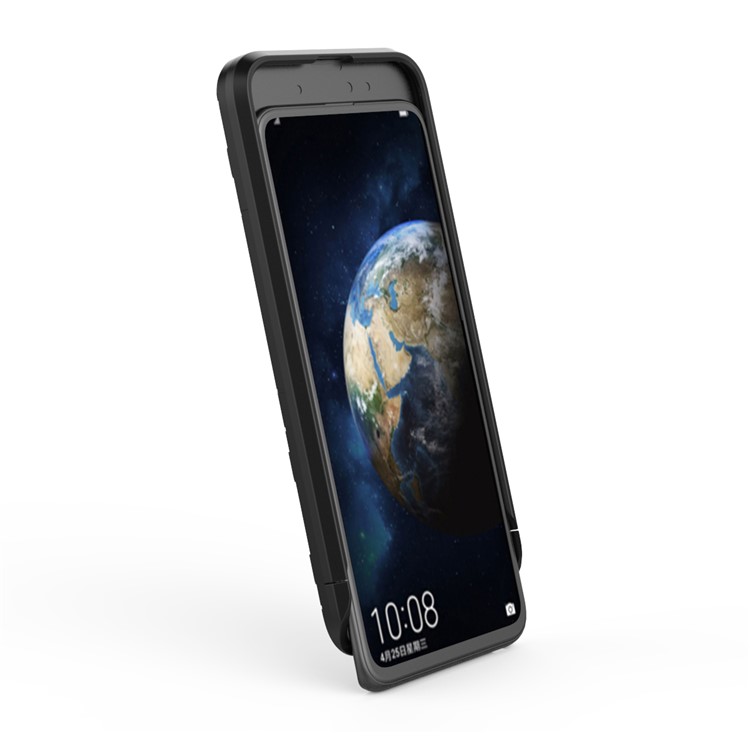 Cool Guard Kickstand PC TPU Hybrid Case for Huawei Honor Magic 2 - Black-9