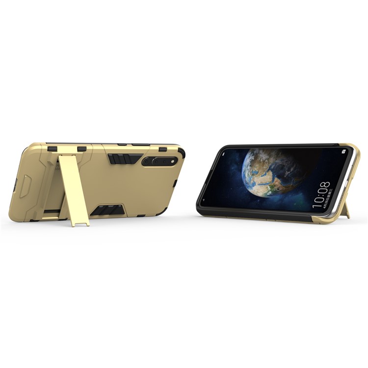 Cool Guard Kickstand PC TPU Hybrid Shell for Huawei Honor Magic 2 - Gold-3