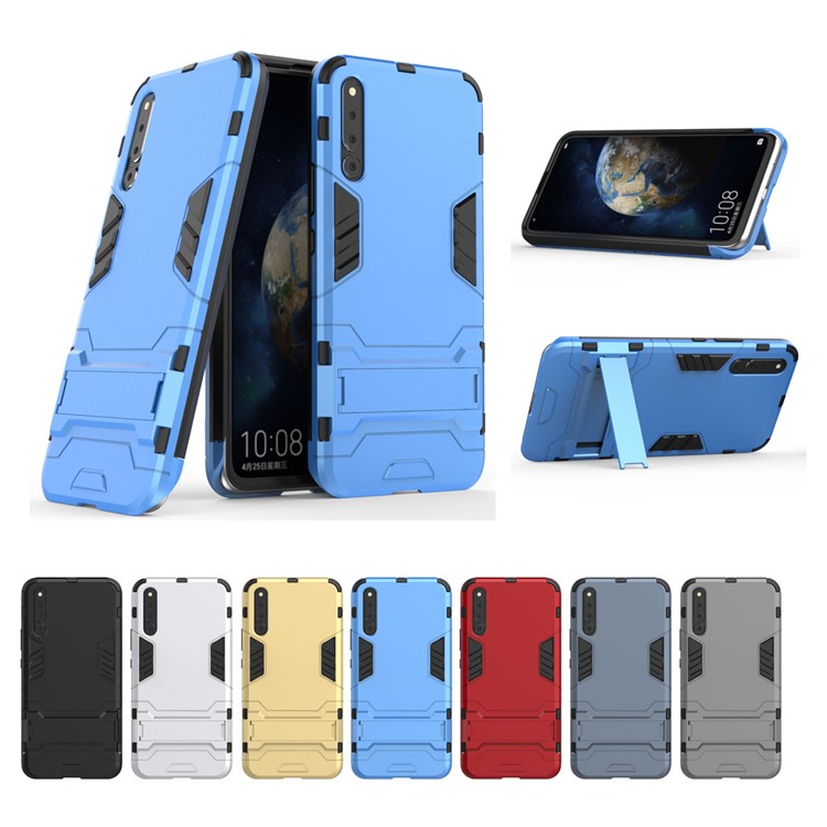 Cool Guard Kickstand PC TPU Combo Case for Huawei Honor Magic 2 - Baby Blue-6