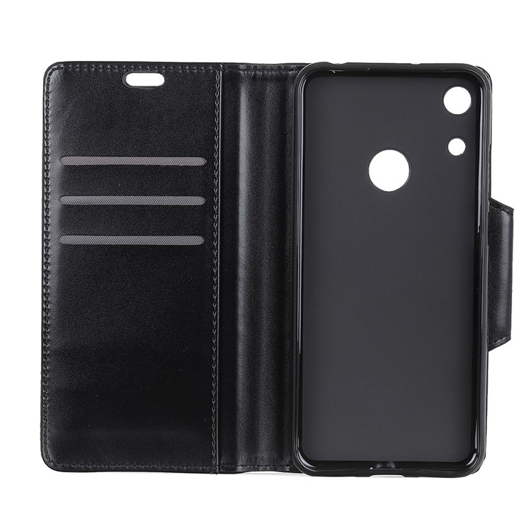 All Round Protection Stand Wallet PU Leather Case for Huawei Honor 8A - Black-6