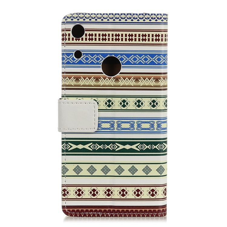 Pattern Printing Stand Leather Casing Shell for Huawei Honor 8A - Ethnic Style Pattern-2