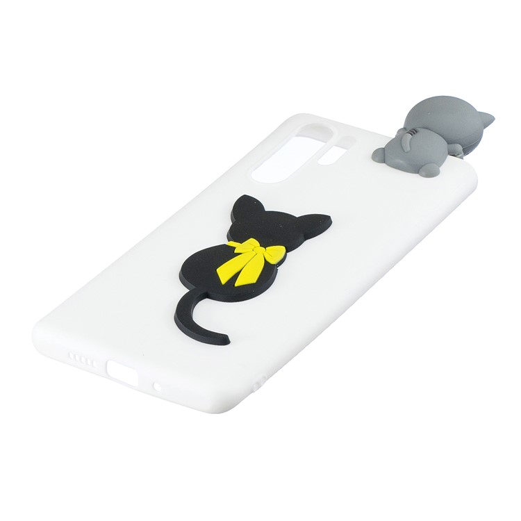 3D Pattern Soft TPU Mobile Phone Cover for Huawei P30 Pro - Cat-4