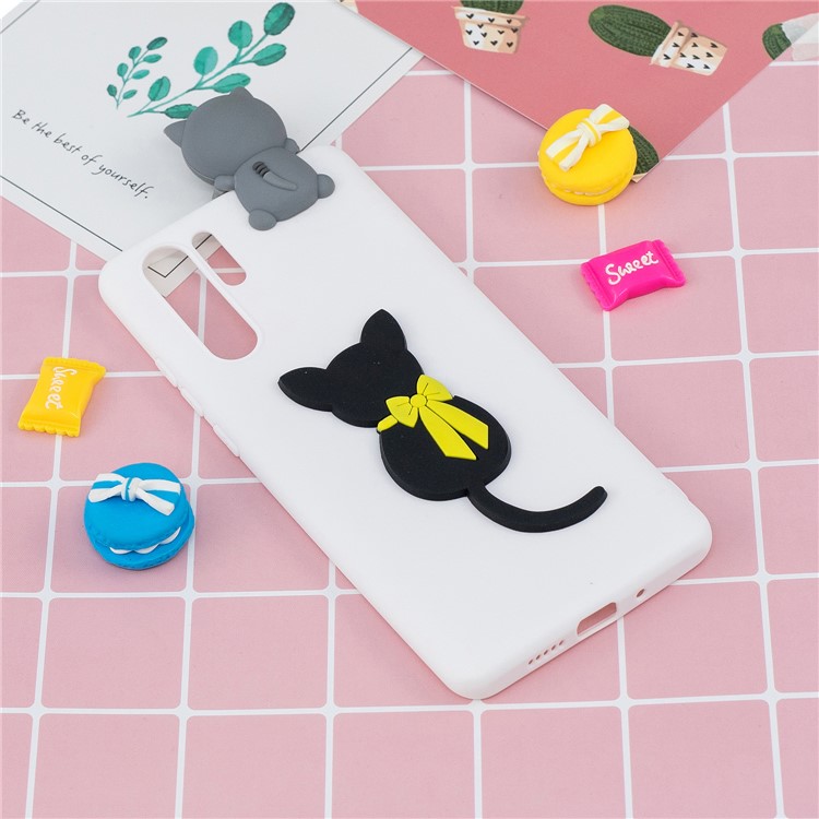3D Pattern Soft TPU Mobile Phone Cover for Huawei P30 Pro - Cat-7