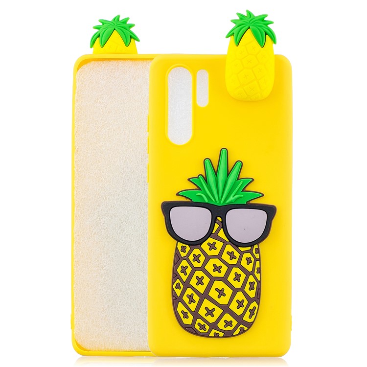 3D Pattern Soft TPU Mobile Shell for Huawei P30 Pro - Pineapple-1