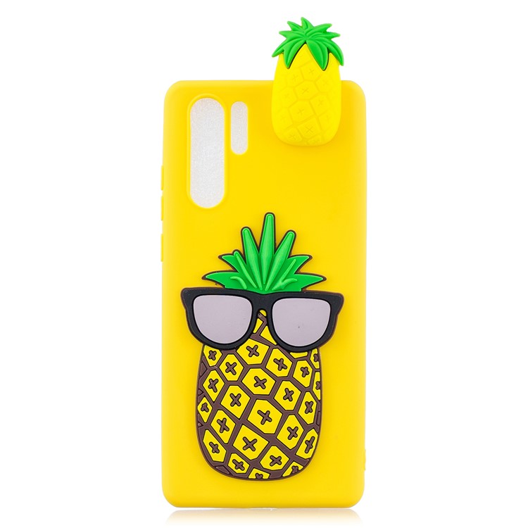3D Pattern Soft TPU Mobile Shell for Huawei P30 Pro - Pineapple-2