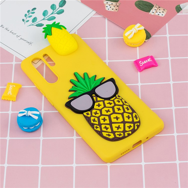 3D Pattern Soft TPU Mobile Shell for Huawei P30 Pro - Pineapple-7