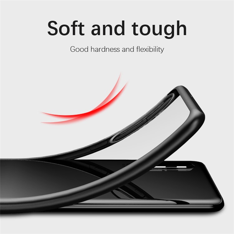 IPAKY for Huawei P30 Pro Clear PC + TPU Hybrid Cell Phone Case - Black-5