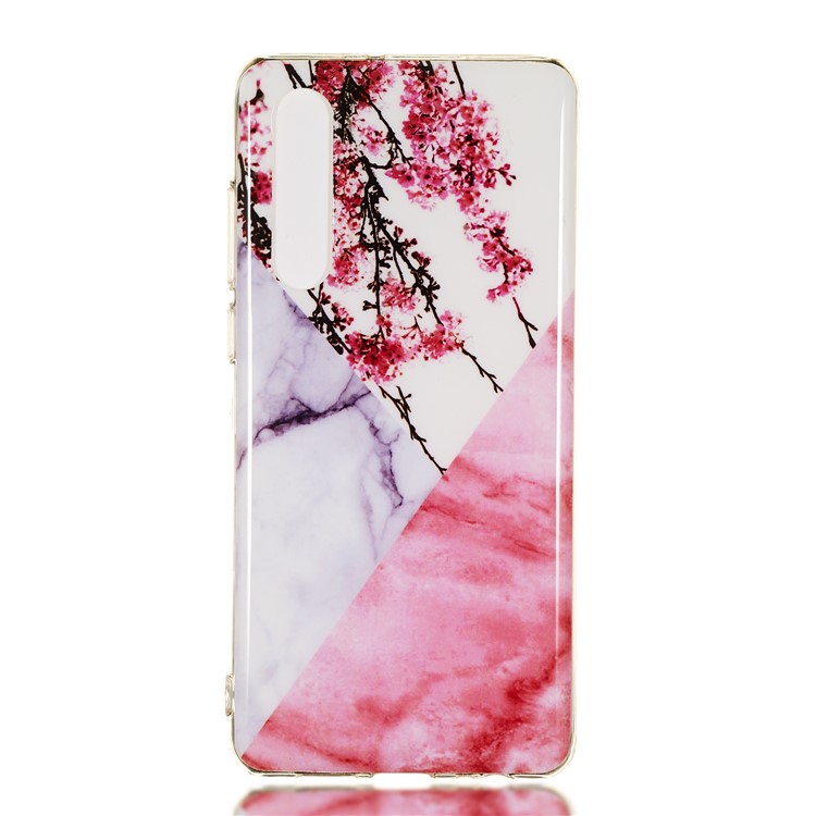 Marble Pattern IMD TPU Soft Back Case for Huawei P30 - Style A-2