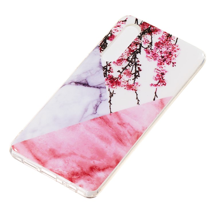 Marble Pattern IMD TPU Soft Back Case for Huawei P30 - Style A-3