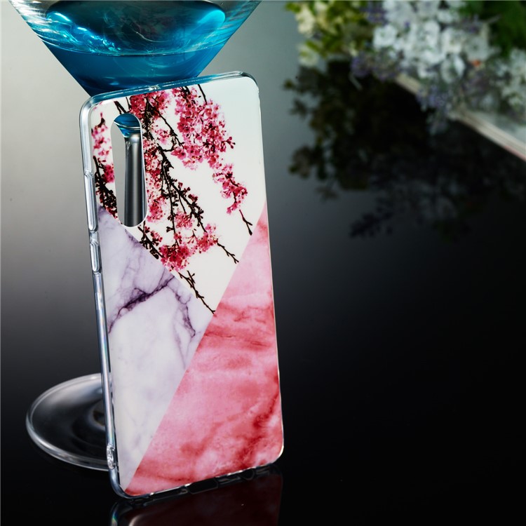 Marble Pattern IMD TPU Soft Back Case for Huawei P30 - Style A-5