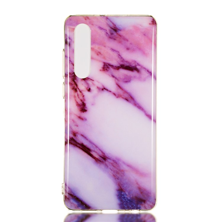 Marble Pattern IMD TPU Soft Back Cover for Huawei P30 - Style B-2