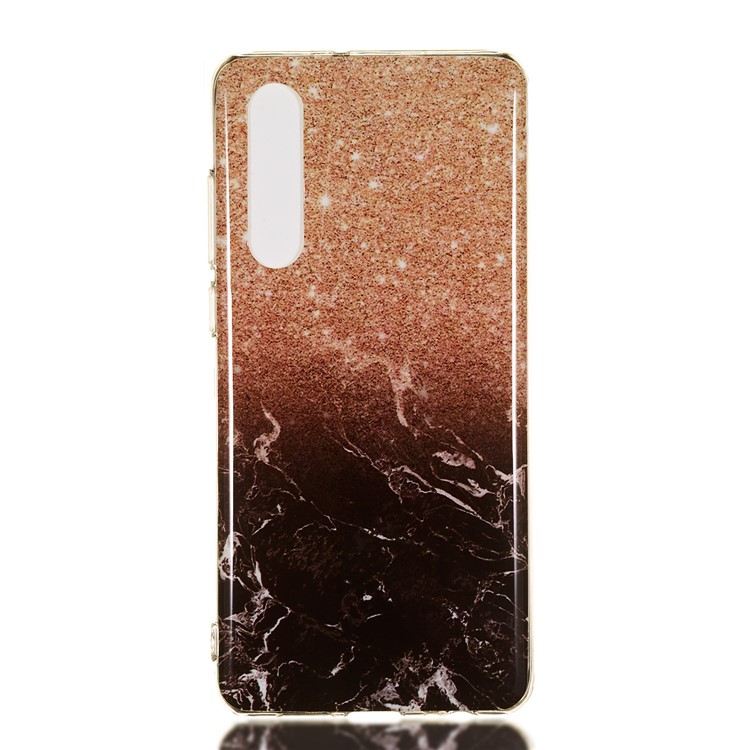 Marble Pattern IMD TPU Soft Back Casing for Huawei P30 - Style D-2