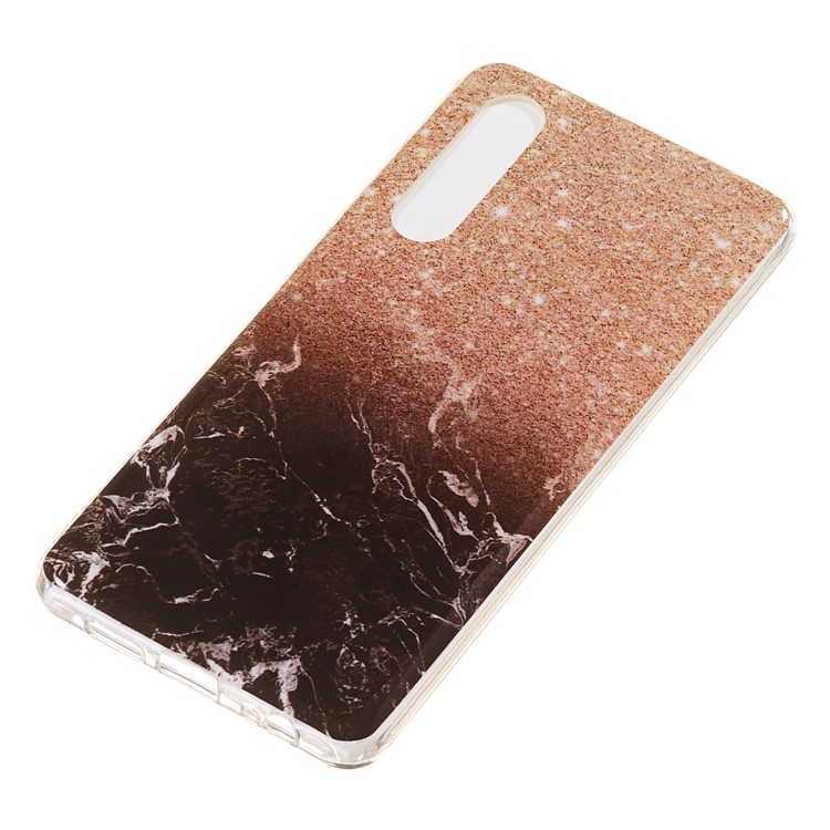Marble Pattern IMD TPU Soft Back Casing for Huawei P30 - Style D-3
