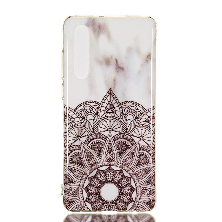 Marble Pattern IMD TPU Soft Back Mobile Phone Case for Huawei P30 - Style F-2