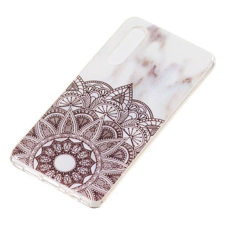 Marble Pattern IMD TPU Soft Back Mobile Phone Case for Huawei P30 - Style F-3