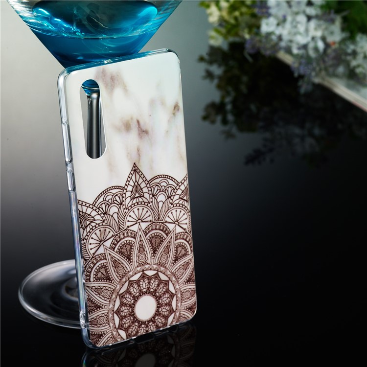 Marble Pattern IMD TPU Soft Back Mobile Phone Case for Huawei P30 - Style F-5