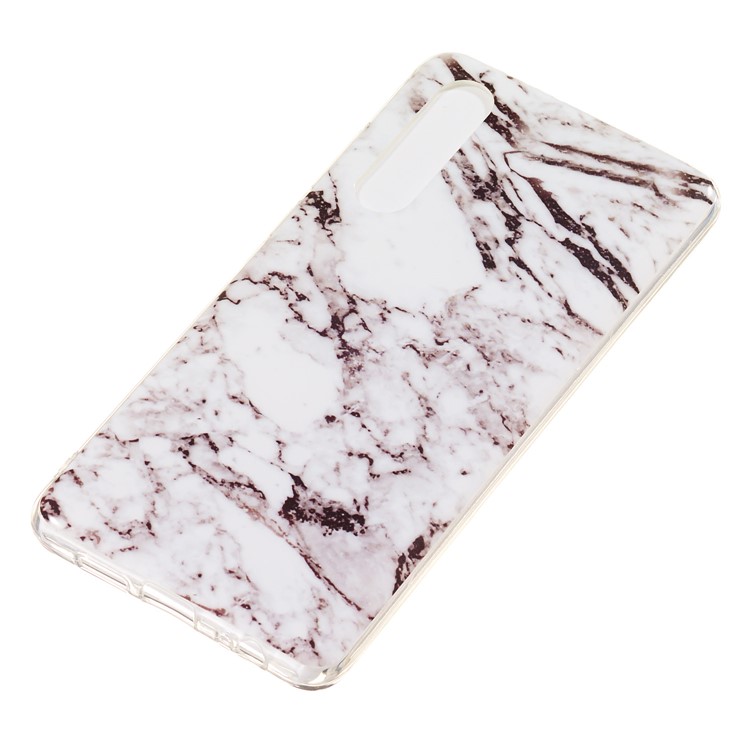 Marble Pattern IMD TPU Soft Protective Casing for Huawei P30 - Style J-3