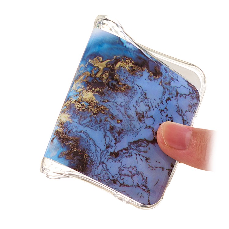 Marble Pattern IMD Flexible TPU Soft Back Case for Huawei P30 - Style K-4