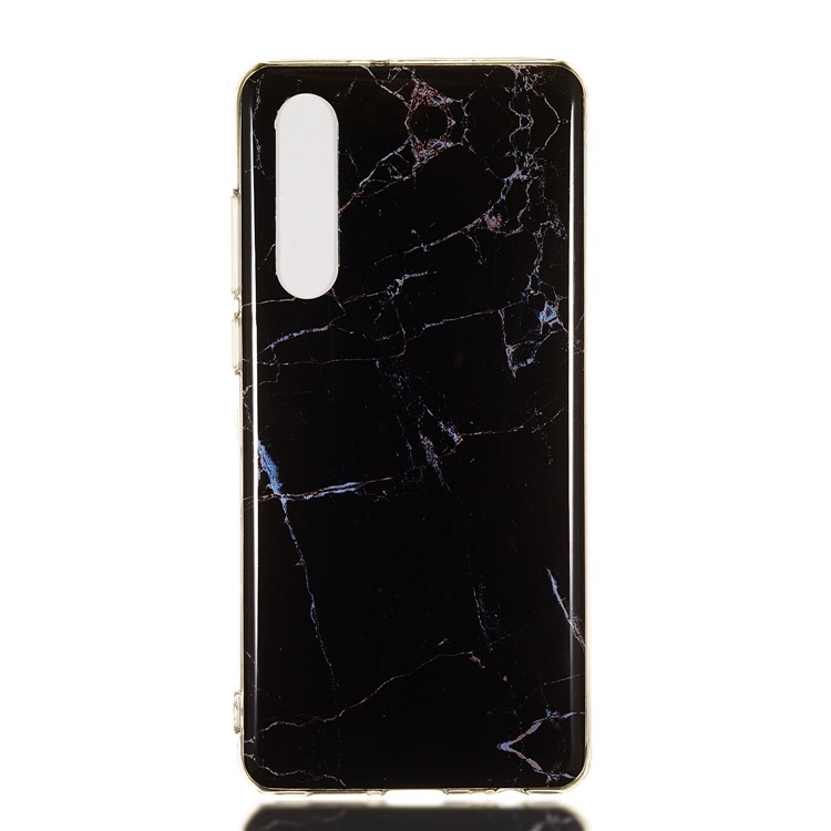 Marble Pattern IMD Flexible TPU Back Case for Huawei P30 - Style L-2