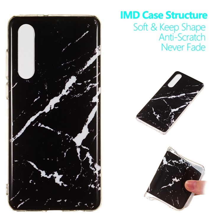Marble Pattern IMD TPU Back Case for Huawei P30 - Style A-1