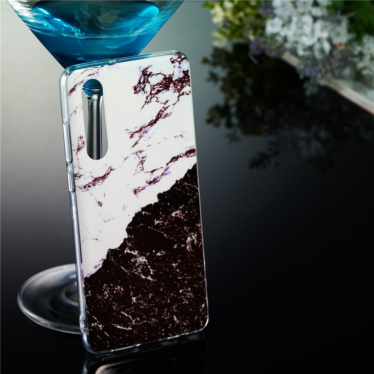 Marble Pattern IMD TPU Back Shell for Huawei P30 - Style C-5