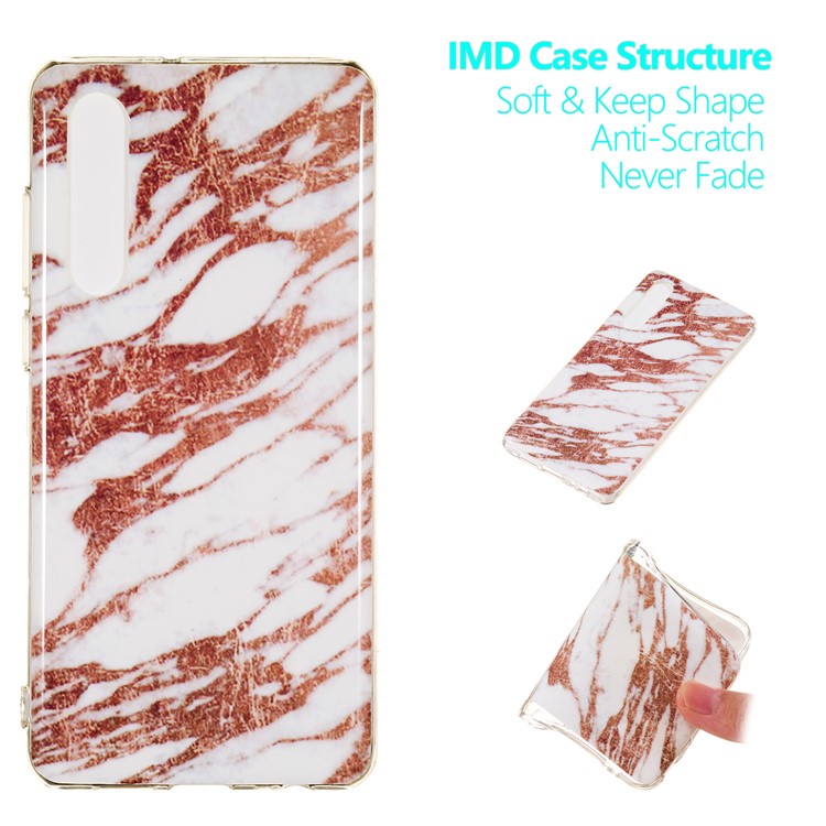 Marble Pattern IMD TPU Phone Case for Huawei P30 - Style D-1