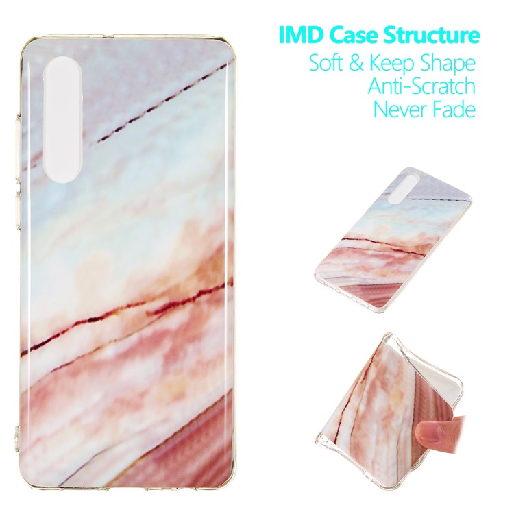 Marble Pattern IMD TPU Mobile Case for Huawei P30 - Style G-1