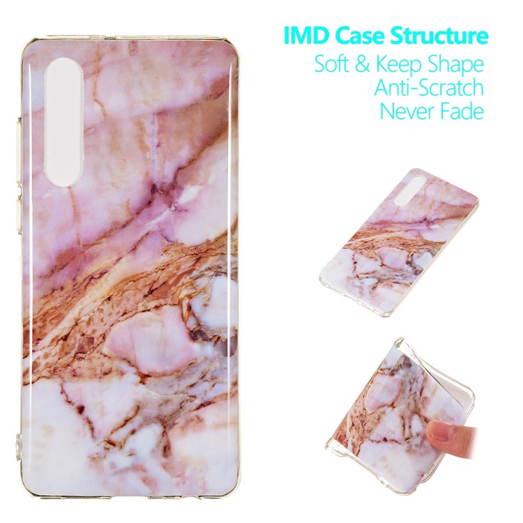 Marble Pattern IMD TPU Mobile Cover for Huawei P30 - Style H-1