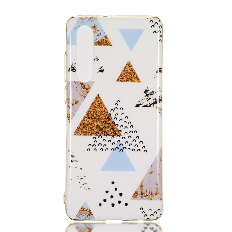 Marble Pattern IMD TPU Protection Shell for Huawei P30 - Style L-2