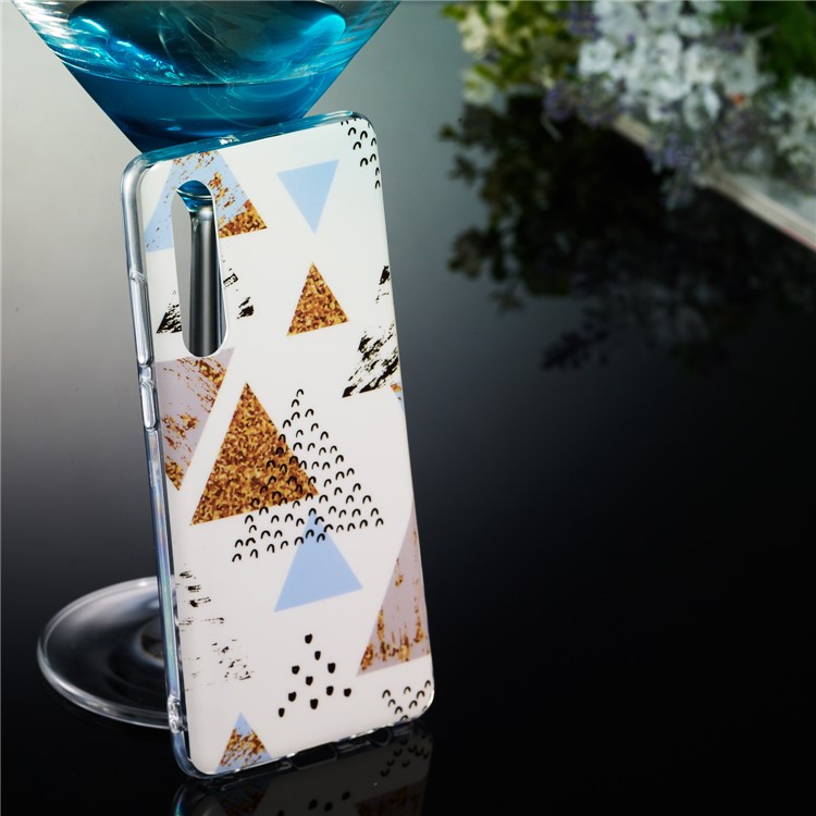 Marble Pattern IMD TPU Protection Shell for Huawei P30 - Style L-5