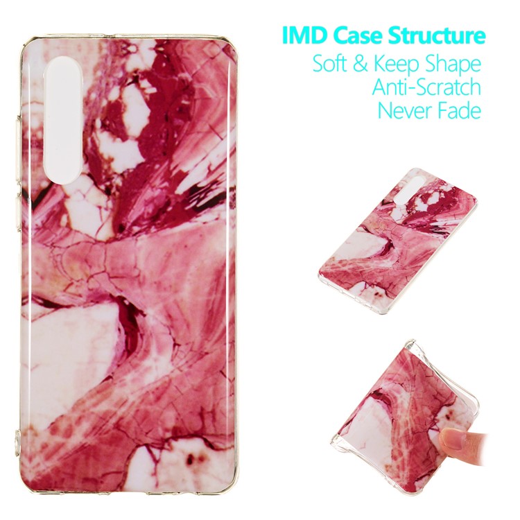 Marble Pattern IMD TPU Protector Case for Huawei P30 - Style M-1