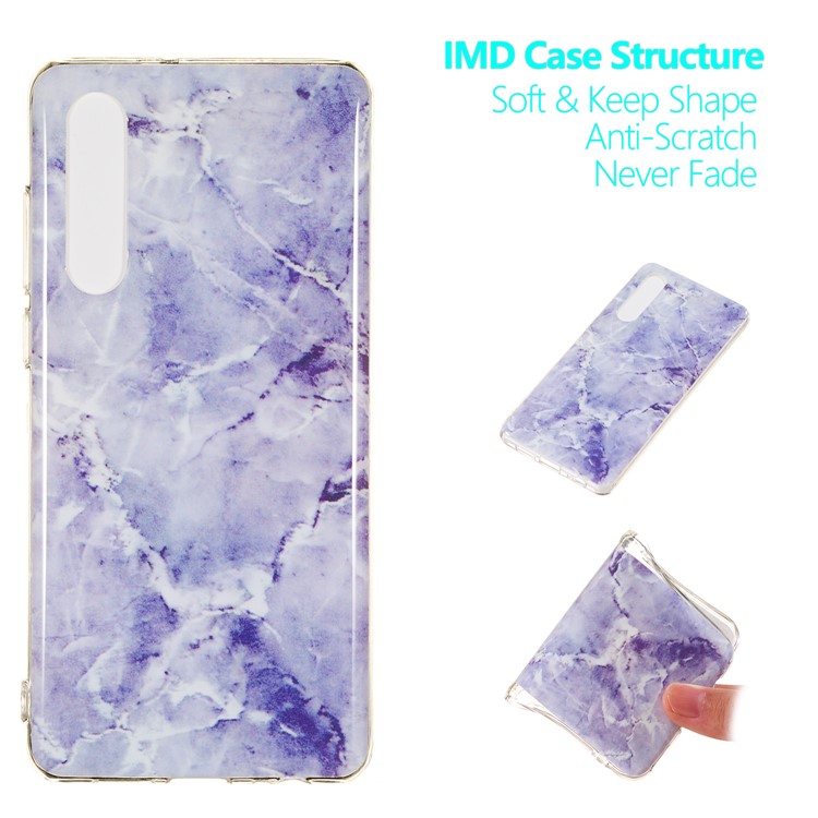 Marble Pattern IMD TPU Cover Case for Huawei P30 - Style N-1