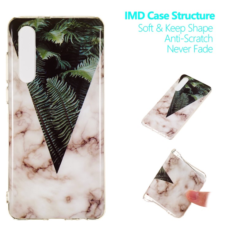 Marble Pattern IMD TPU Case Shell for Huawei P30 - Style O-1