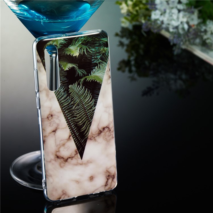 Marble Pattern IMD TPU Case Shell for Huawei P30 - Style O-5