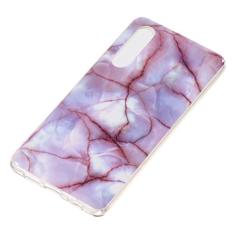 Marble Pattern IMD TPU Back Phone Casing for Huawei P30 - Style S-3
