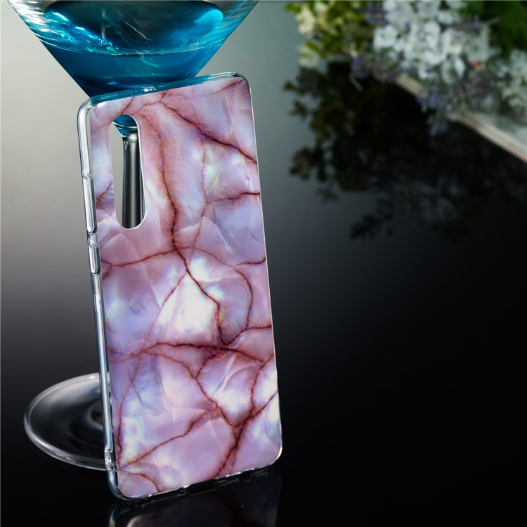Marble Pattern IMD TPU Back Phone Casing for Huawei P30 - Style S-5