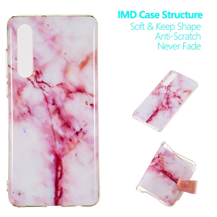 Marble Pattern IMD TPU Protector Shell for Huawei P30 - Style T-1