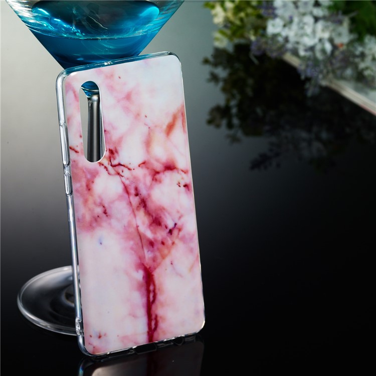 Marble Pattern IMD TPU Protector Shell for Huawei P30 - Style T-5