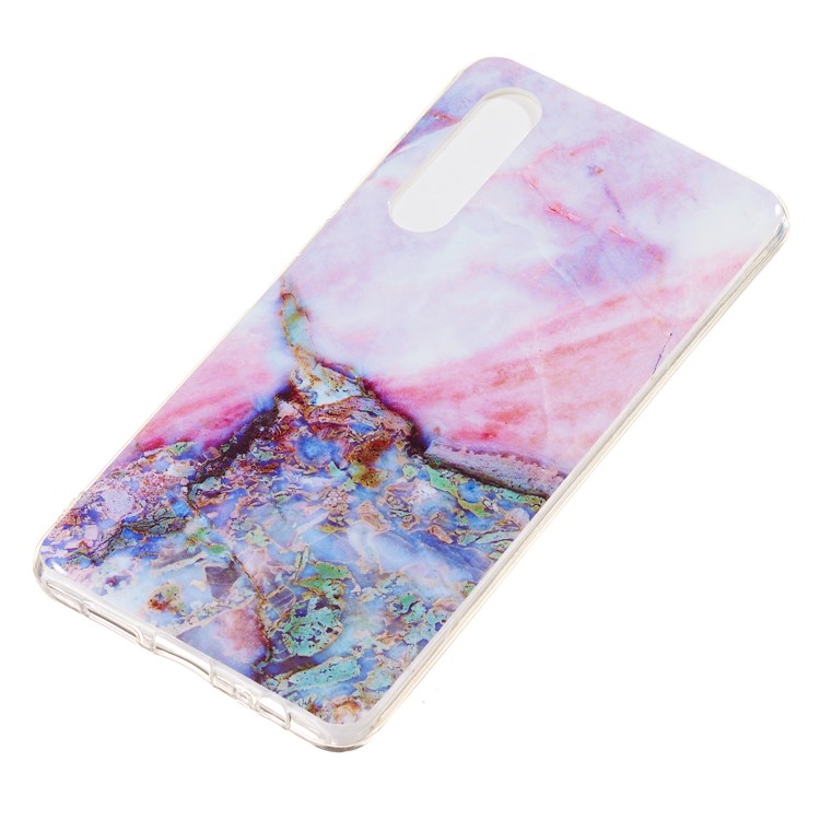 Marble Pattern Printing IMD TPU Phone Shell for Huawei P30 - Style C-3