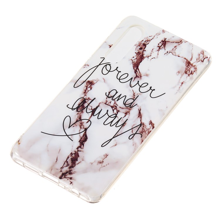 Marble Pattern Printing IMD TPU Phone Casing for Huawei P30 - Style D-3