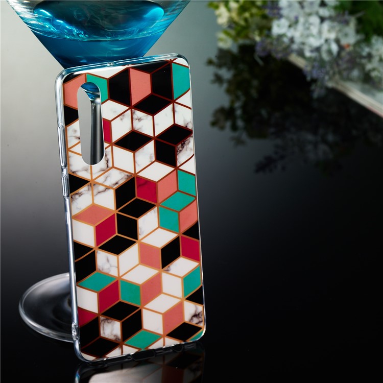 Marble Pattern Printing IMD TPU Protective Cover for Huawei P30 - Style H-5