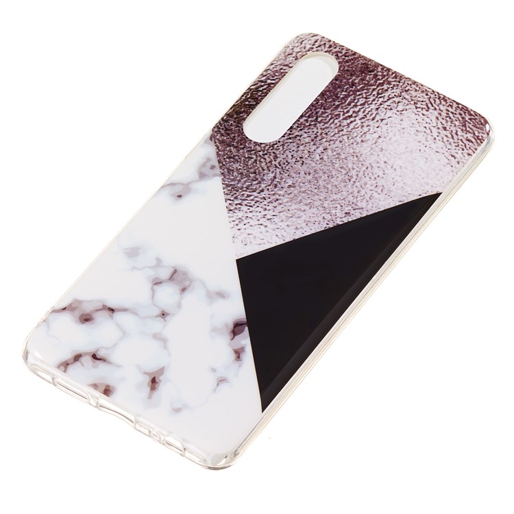 Marble Pattern Printing IMD Soft TPU Back Cover for Huawei P30 - Style J-3